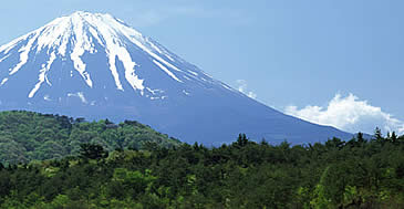 富士山の見える宿